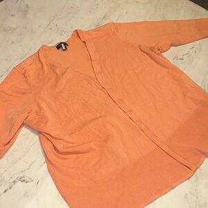 Lane Bryant Light Peach Open-Front Cardigan size 20